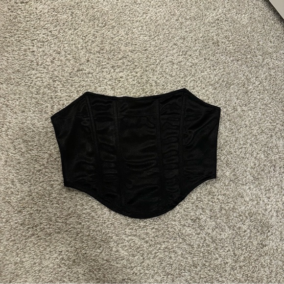 Thin Black Corset Top - Picture 3 of 3